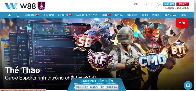 Các thông tin cơ bản về sảnh cược thể thao w88